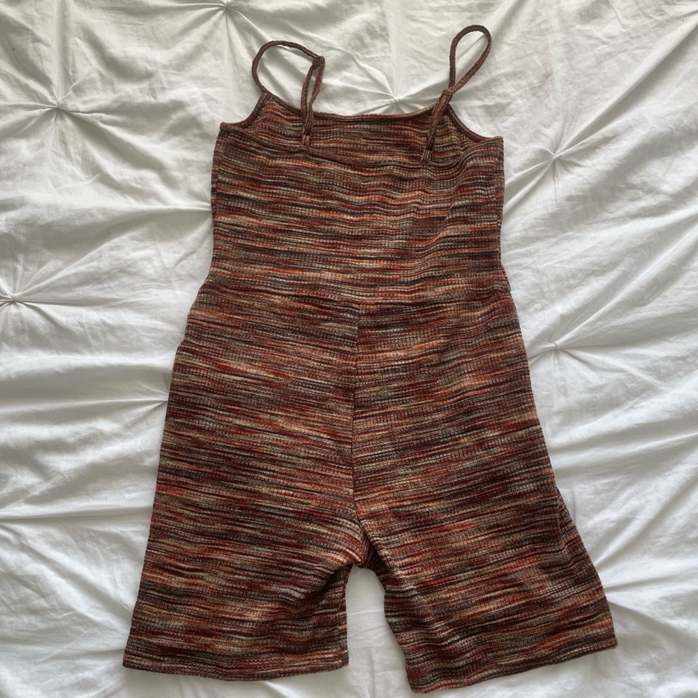 Striped One Piece Romper
